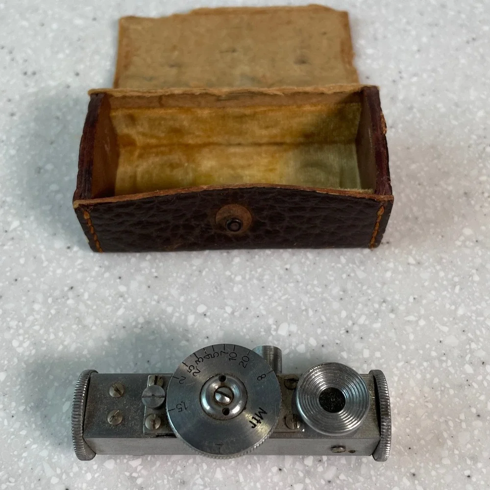 Vintage TOR Tokyo External Rangefinder Camera Accessory Japan 1950s with Case